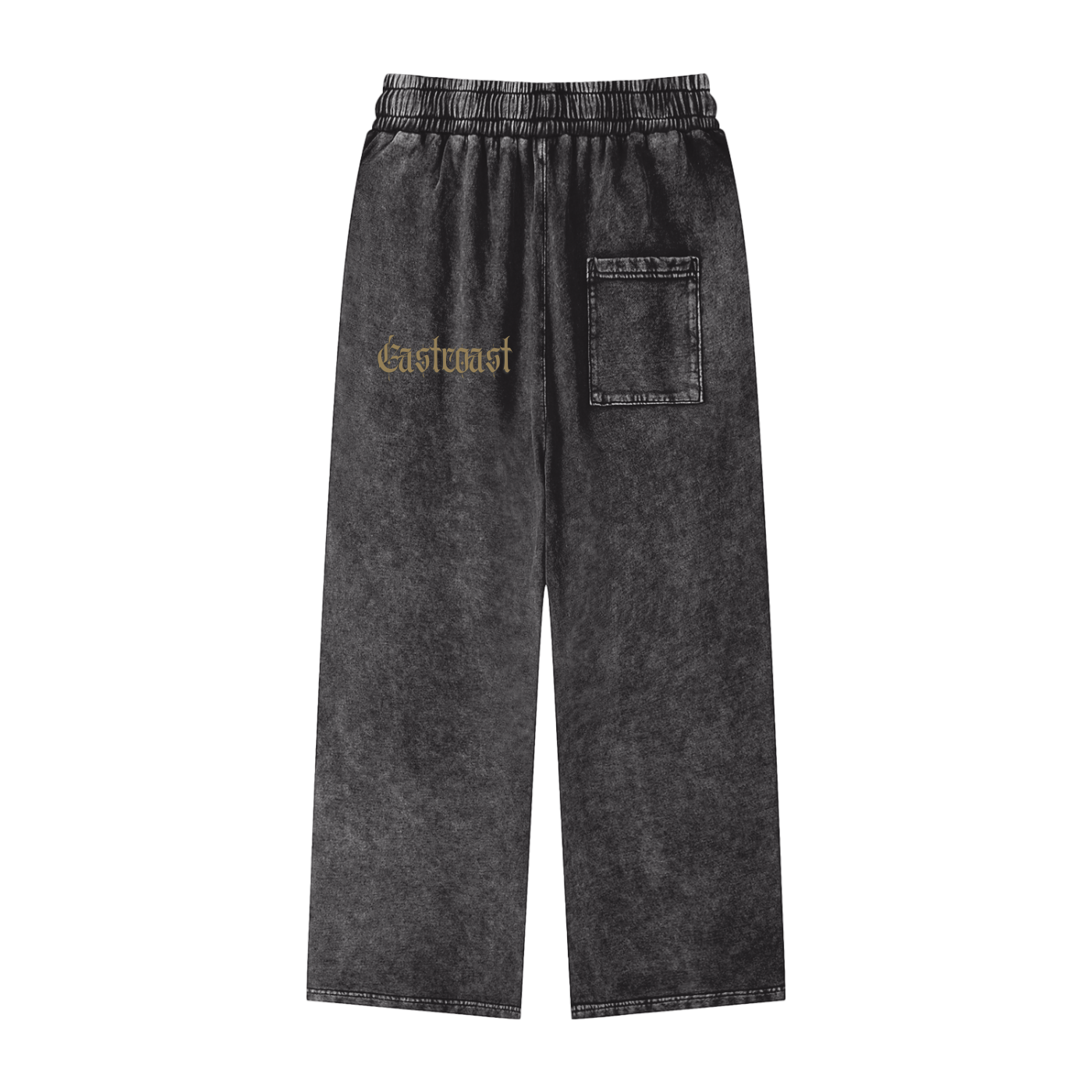 Snow Washed Straight Leg Pants