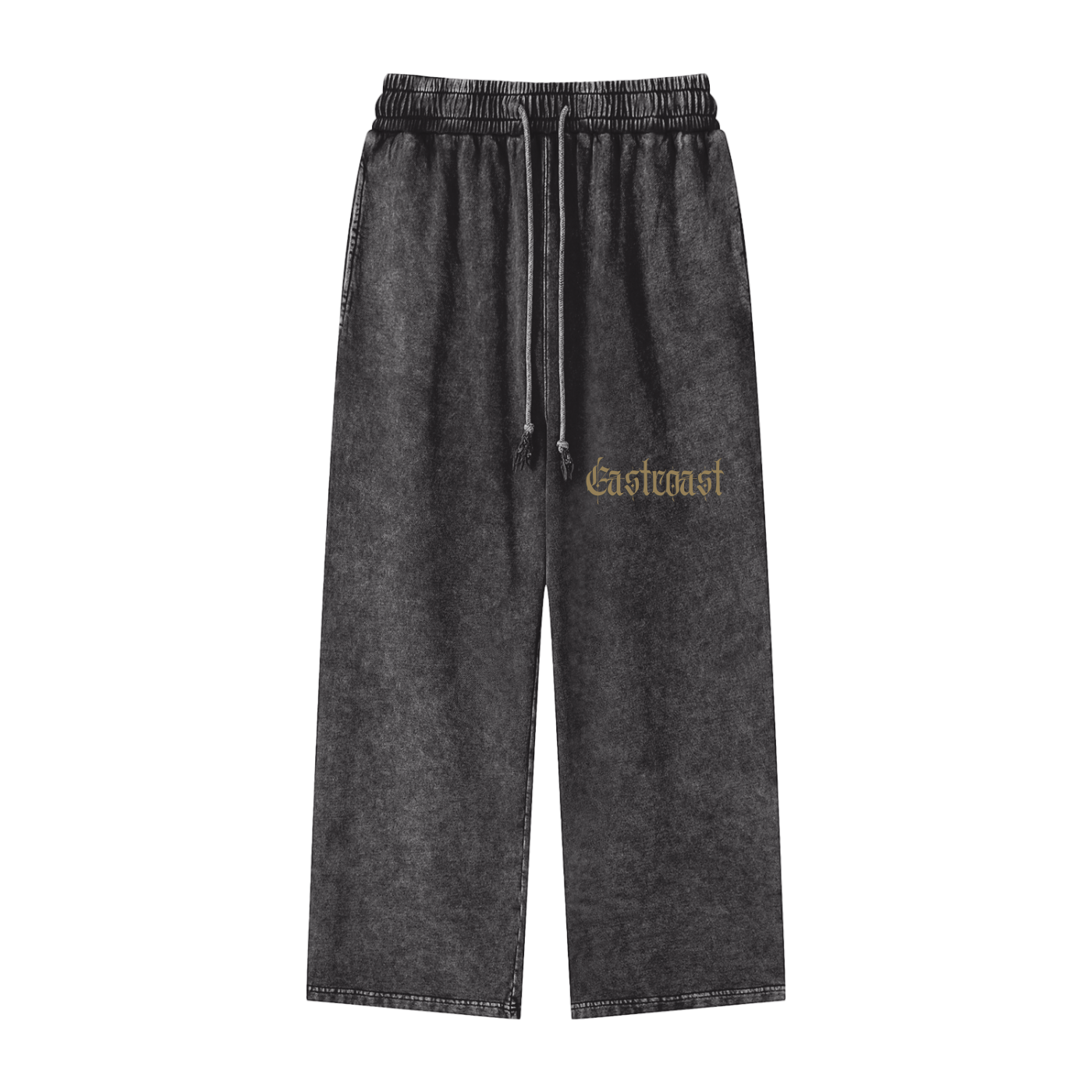 Snow Washed Straight Leg Pants