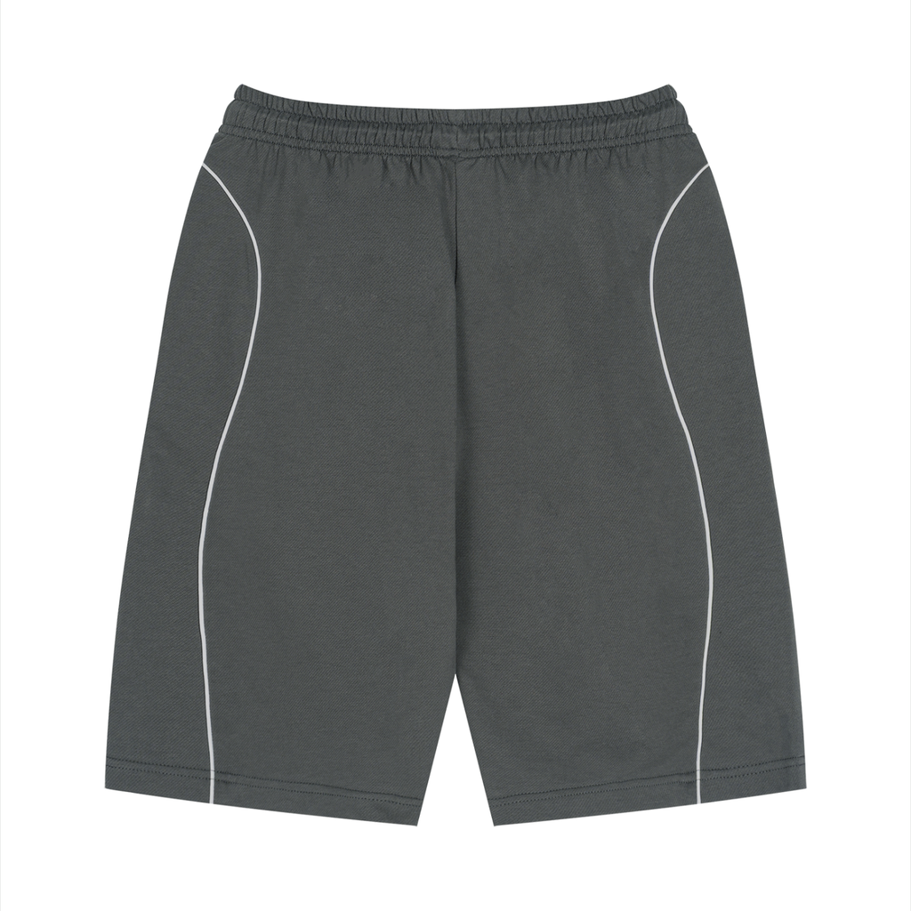Piping Drawstring Shorts