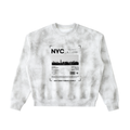 Dirty Washed Boxy Fleeced Sweatshirt (NEWYORK)