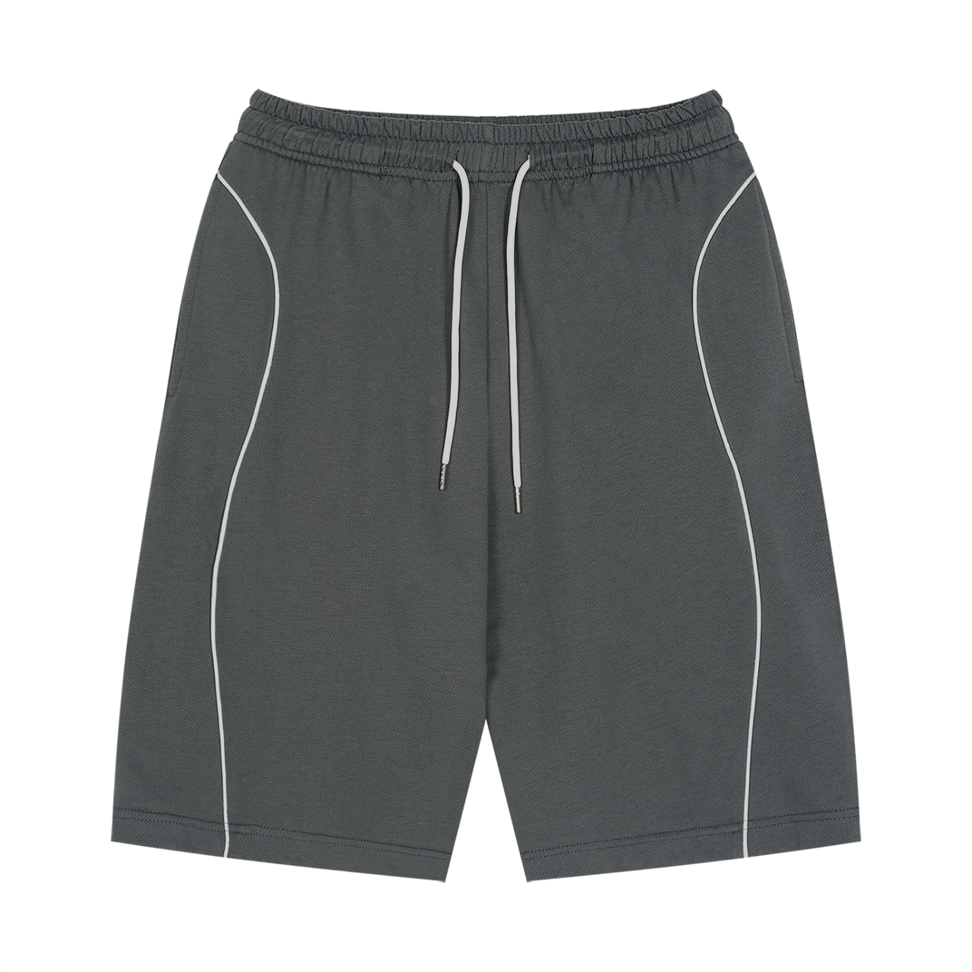Piping Drawstring Shorts