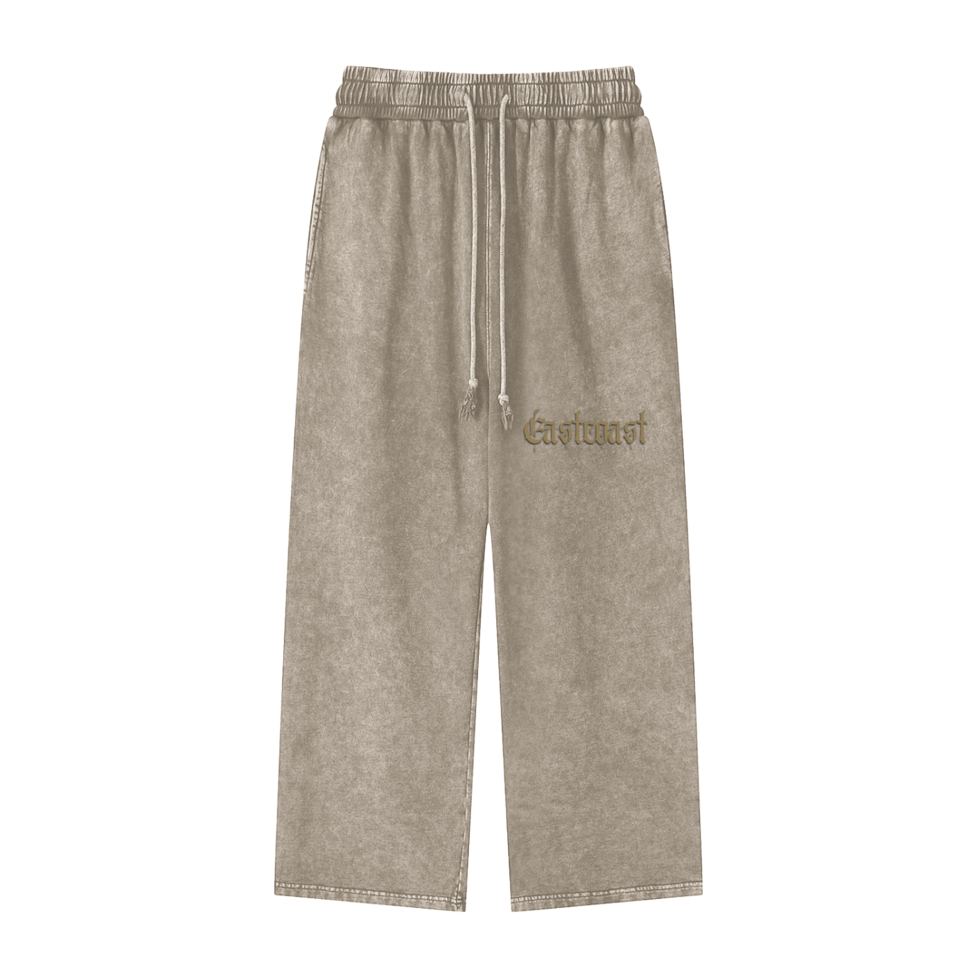 Snow Washed Straight Leg Pants