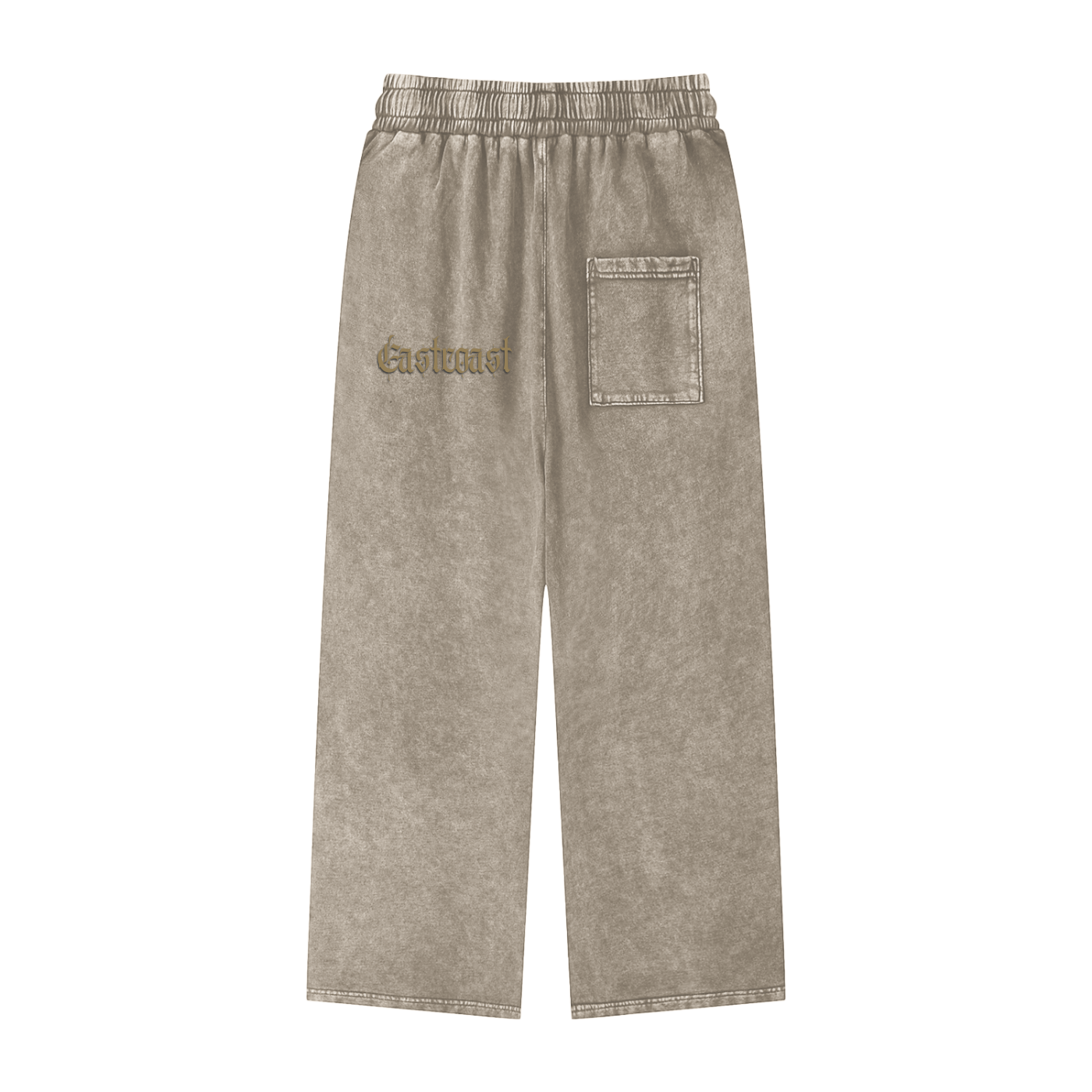Snow Washed Straight Leg Pants