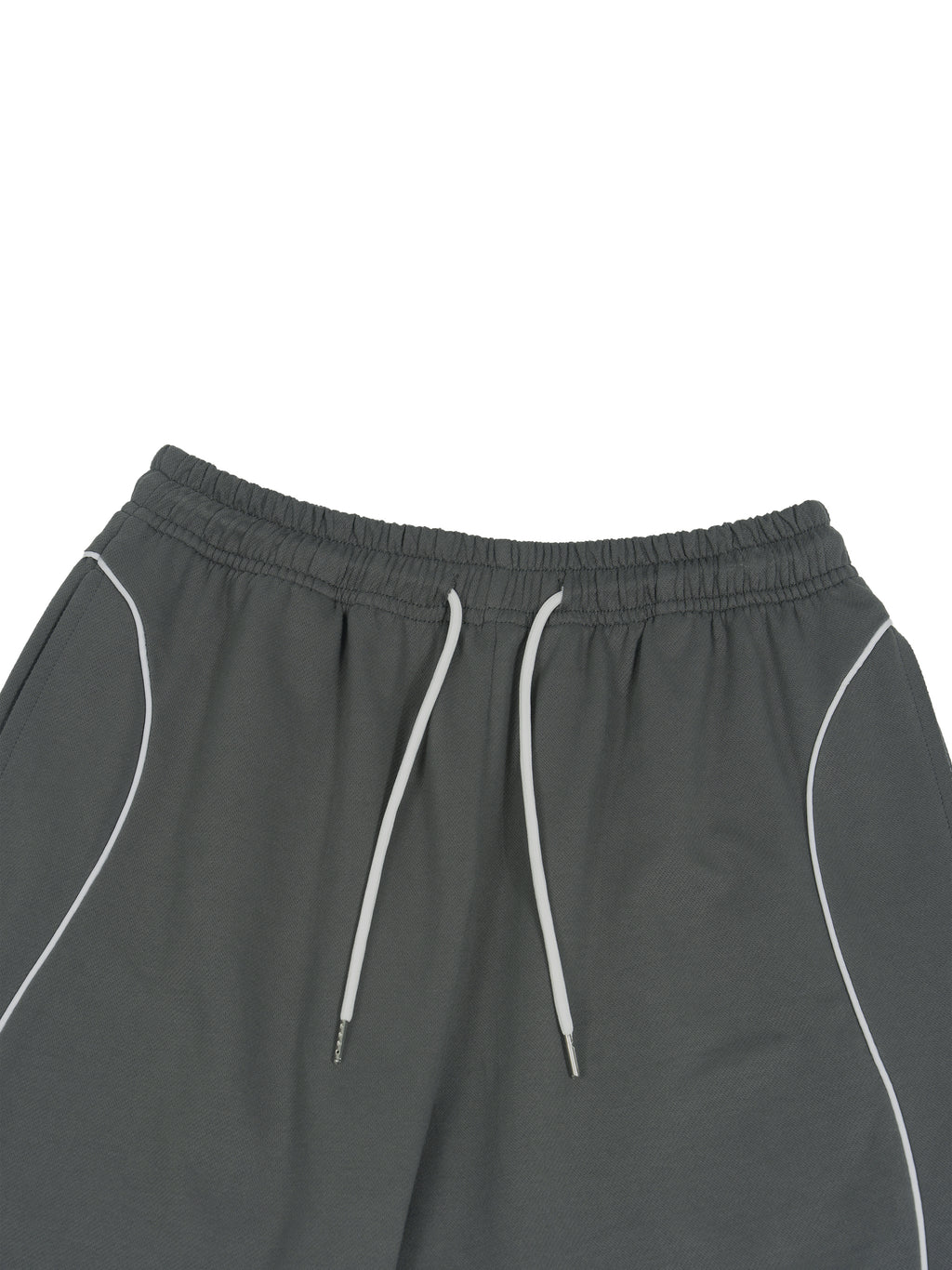 Piping Drawstring Shorts