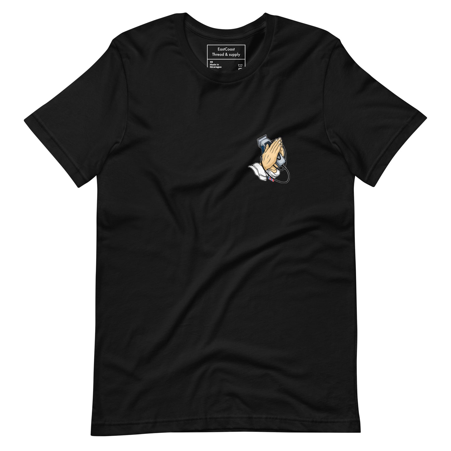 Prayer hands with Clippers Unisex t-shirt