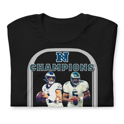 Jalen Hurts / Donovan Mcnabb NFC championsUnisex t-shirt